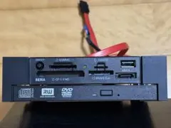 【値下げ】5インチベイ　内蔵薄型DVDドライブ +カードリーダー