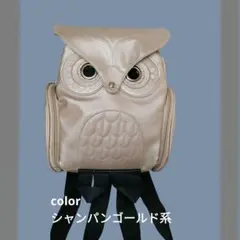 フクロウデザイン　シャンパンゴール　B44