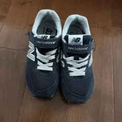 ニューバランス ネイビー　スニーカー　18cm
