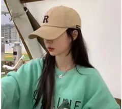 帽子　キャップ　韓国　ベージュ