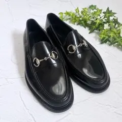 GUCCI グッチ ビットローファー レインシューズ ネイビー 紺 25cm GUCCI グッチ ビットローファー レインシューズ ネイビー 紺 25cm