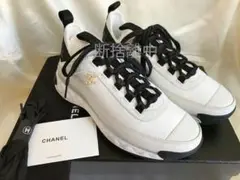 CHANELシャネルスニーカー ホワイト 38