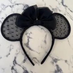 ディズニーリゾート　ミニーちゃん　レースカチューシャ