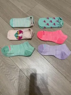 夏用　ショート靴下　女の子　17cm