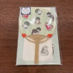 mofusand モフサンド　すいかにゃん　うちわ付きレター　便箋　一筆箋