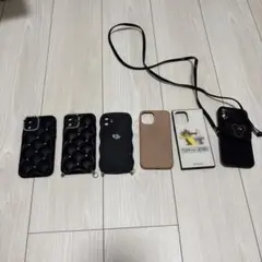 iPhone用キルティングデザインケース 6点セット
