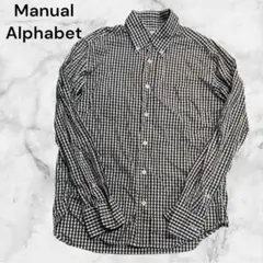 Manual Alphabet ギンガムチェックシャツ　1