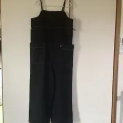 Javaサロペットオーバーオールブラック