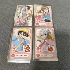 にじさんじようちえん ねこ組 叶 三枝明那 樋口楓 チェキ風フォトカード 4点