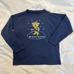 mont-bell クマ イラスト 長袖Tシャツ120