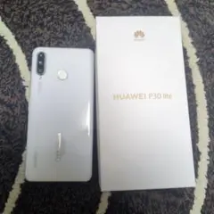 HUAWEI P30 lite ホワイト 本体 箱付き