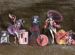 この素晴らしい世界に祝福を！　めぐみん　アクスタ　キーホルダー　4点セット
