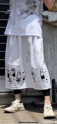 さゆみの部屋　白いスカート　アップルパイ様予約品