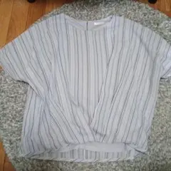 美品 Honeys ストライプシャツ