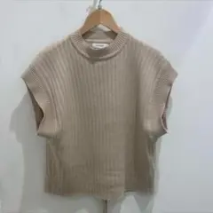 STYLEMIXER スタイルミキサー　バックオープンニットベスト