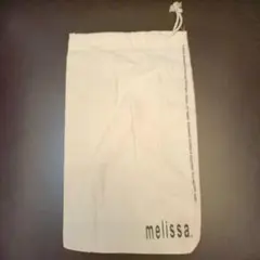 melissa ホワイト 巾着袋　靴袋　海外　新品　未使用　メリッサ　サンダル