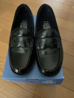 ENTRY ブラック ローファー　22.5cm
