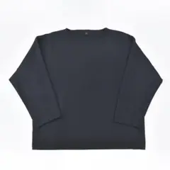 MUJI LABO 撥水二重編み長袖プルオーバー 男女兼用Ｍ・黒