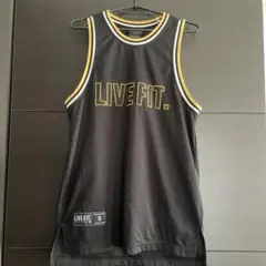LIVE FIT. メンズ タンクトップ ブラック　Sサイズ