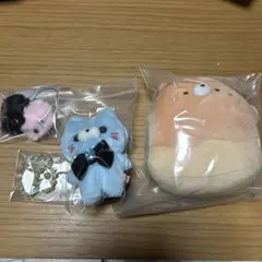 ぬいぐるみ＆キーホルダー＆ブレスレットのセット
