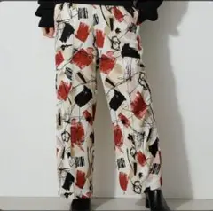 アズールバイマウジー　ミックスペイントパンツ