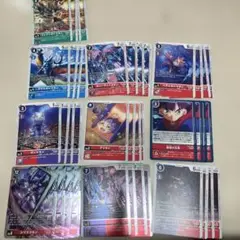 デジモンカード　ガンマモン　40枚　シリウスモン　レグルスモン　BT22