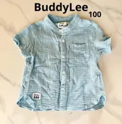 【Buddy Lee】 水色 半袖シャツ 100cm