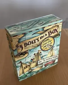 【輸入トイ】3 BOATS IN A BOX 木製ボートキット