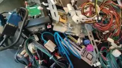 中古 アーケード コナミ KONAMI ユビート 配線・部材セット①