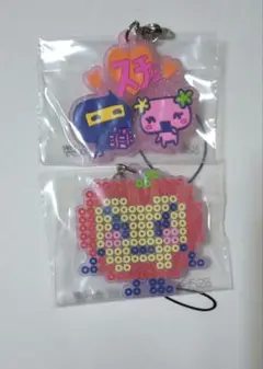 たまごっち☆一番くじ☆F賞☆きらきらラバーチャーム☆2種セット☆