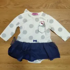 HELLO KITTY 水玉ロンパース 70
