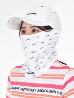 【新品☘️3799】ジャックバニー フェイスカバー 吸汗速乾 紫外線 ゴルフ