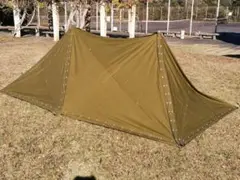 ②ノルウェー軍 軍幕 ポンチョテント ツェルトバーン ミリタリー キャンプ 実物 ②ノルウェー軍 軍幕 ポンチョテント ツェルトバーン ミリタリー