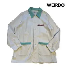 WEIRDO ウィアード カバーオール ショップコート M 生成り アイボリー