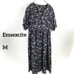 Emsexcite レトロガール　薄手小花柄ワンピース M b155③
