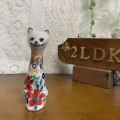 VENA社☆ツェラミカ☆猫置物☆ラスト１点☆ハンドメイド