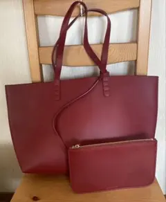 MANSUR GAVRIEL クロコ風レザー トートバッグ MANSUR GAVRIEL クロコ風レザー トートバッグ