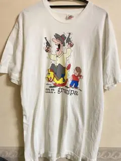 80's Jim Benton "Mr.grandpa" プリントTシャツXL.