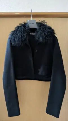 miumiu バンビ フェイクファーコート