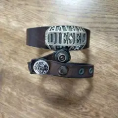 DIESEL レザー ブレスレット ディーゼル