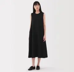新品未使用　無印良品　UVカット　ノースリーブワンピース M 黒