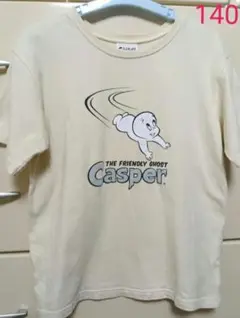 値下げ中！CASPER キャスパー Tシャツ 140 男女兼用可能！キッズ古着
