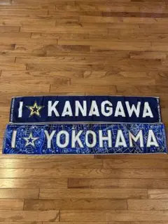 横浜DeNAベイスターズ アイラブカナガワ　アイラブヨコハマ　タオル2枚セット