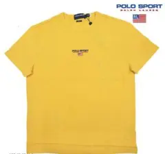 ポロスポーツ POLOSPORT ヘビーオンスTシャツ センターロゴ　イエロー