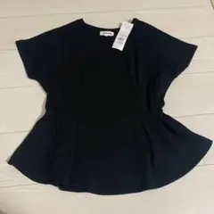 【新品未使用】FOUND GOOD 黒 半袖トップス Lサイズ
