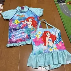 アリエル ラッシュガードと水着セット