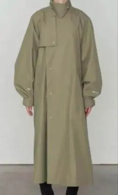 22SS HYKE PERTEX TRENCH COAT KHAKI サイズ4 22SS HYKE PERTEX TRENCH COAT KHAKI サイズ4