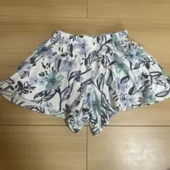 フラワープリント ハーフパンツ 100