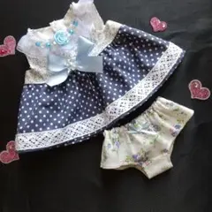 ハンドメイド（D90）ぽぽちゃんの服2点セット