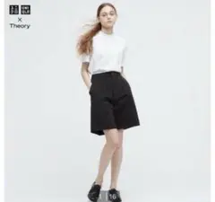 UNIQLO theory★感動タックイージーショートパンツ S